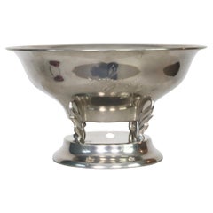 Pedestal Swedish Grace Pewter Bowl by Svenkst Tenn, 1930s, Sweden