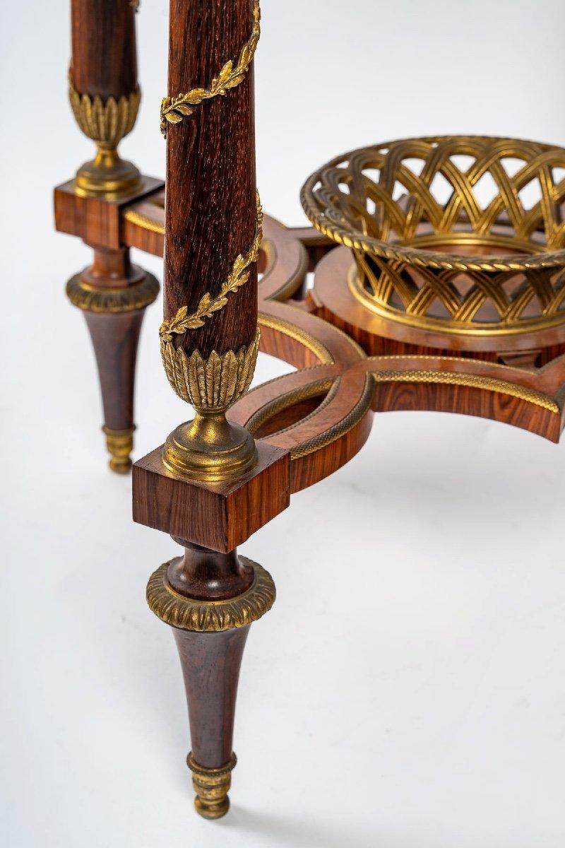 Bronze Pedestal Table Attributed to Weisweiler Early 19th Century