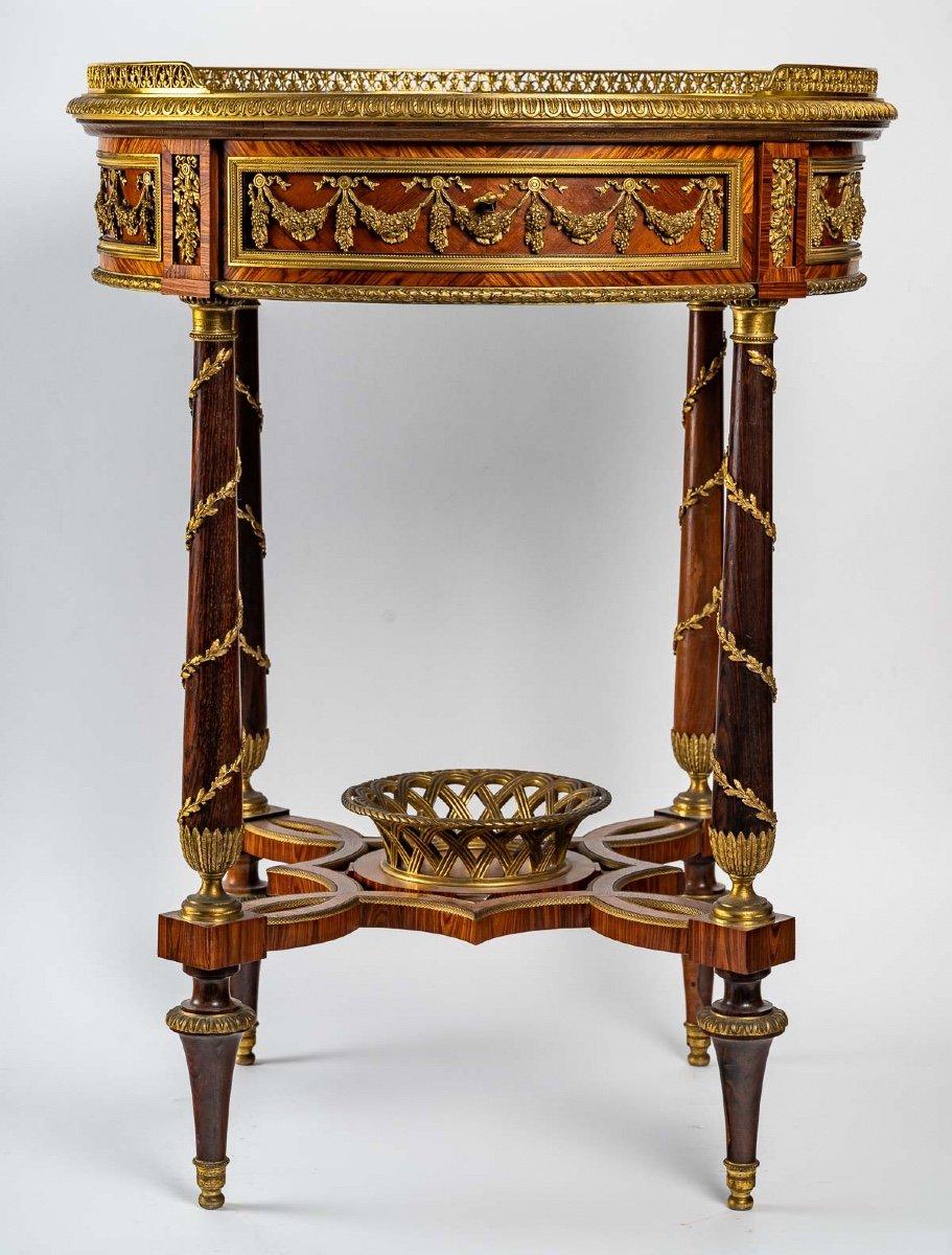 Pedestal Table Attributed to Weisweiler Early 19th Century 2