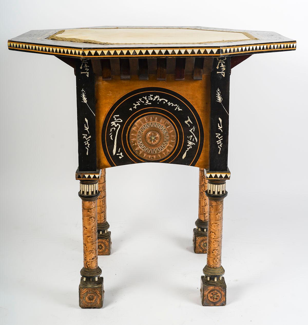Pedestal Table by Carlo Bugatti, 19th Century 7