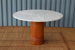 Pedestal Table by Charles Dudouyt, France, 1940s