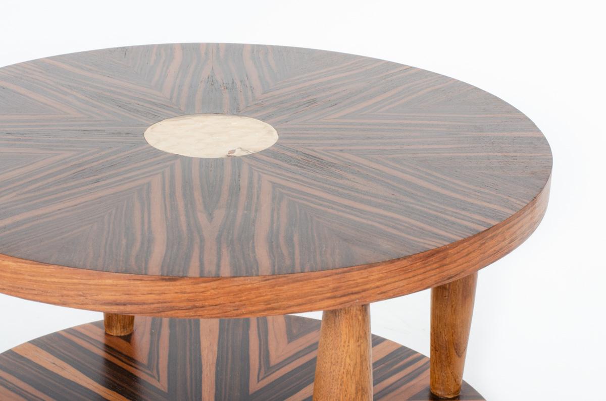 Pedestal table by Francisque Chaleyssin, 1930 For Sale 1