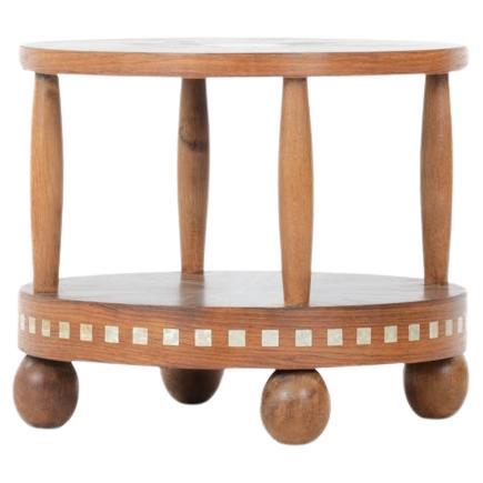 Pedestal table by Francisque Chaleyssin, 1930 For Sale
