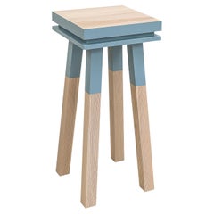 Pedestal Table in Solid Ash, Scandinavian Design by Eric Gizard, Paris 