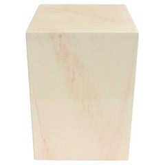 Mesa Pedestal Aspecto Mármol