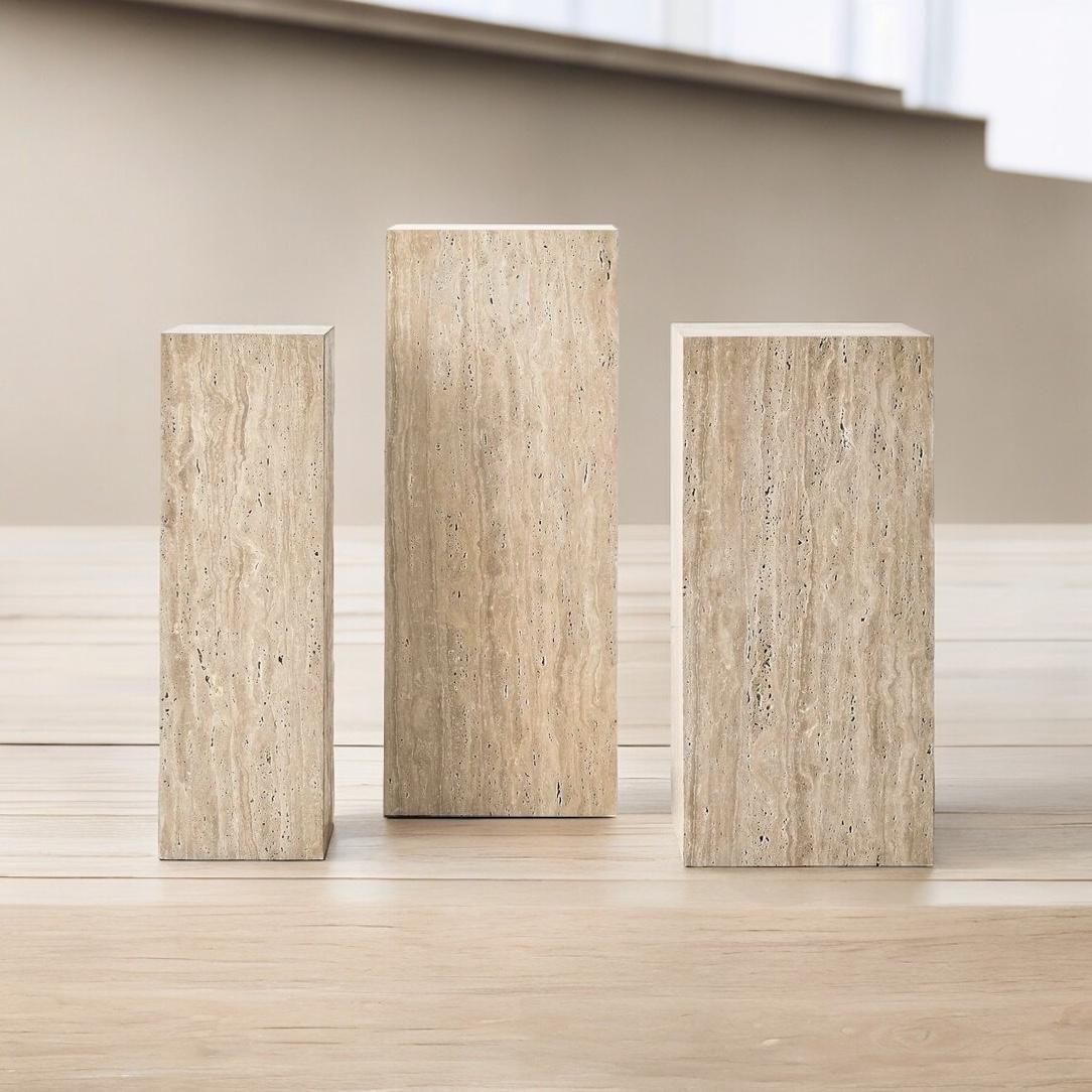 PEDESTAL TRAVERTINA, 11,8 