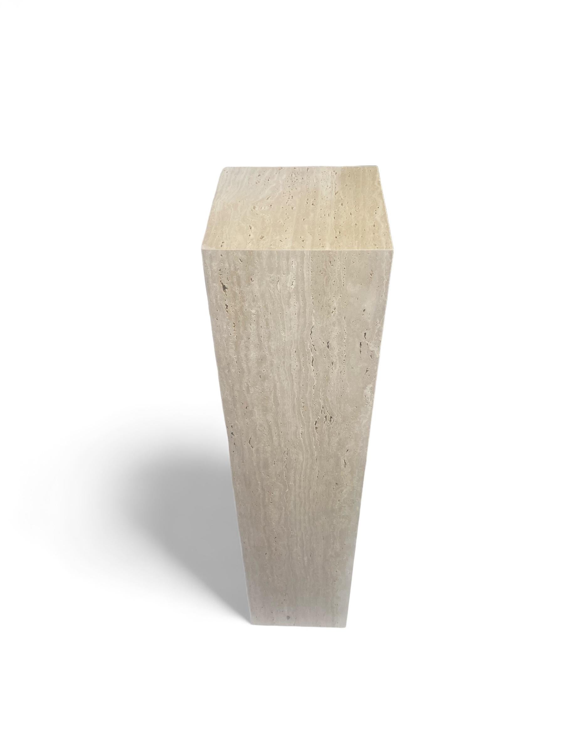 PEDESTAL TRAVERTINA, 11,8 