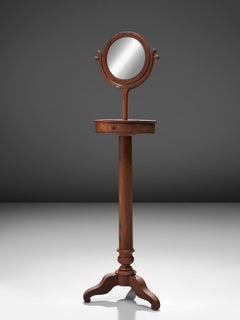 Pedestal Vanity Table in Mahogany, 1940s