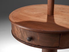 Pedestal Vanity Table in Mahogany, 1940s