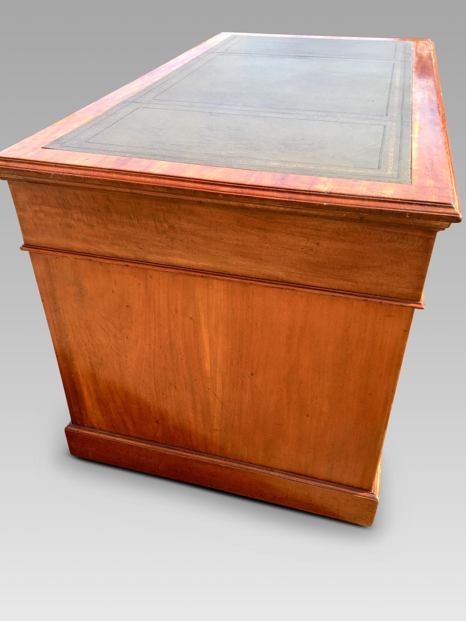 Hand-Crafted  Writing Desk, English, circa 1890 For Sale