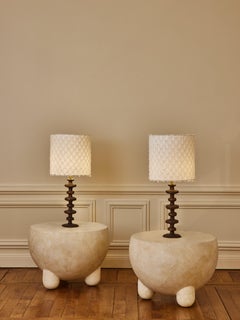 Pedestals in Rock Crystal by Studio Glustin