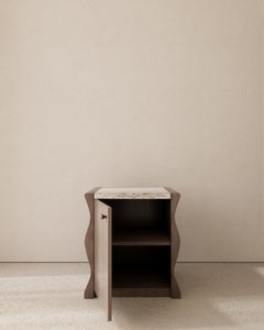 Pediment Capital Bedside Table