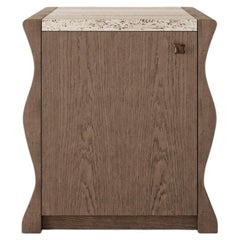 Pediment Capital Bedside Table