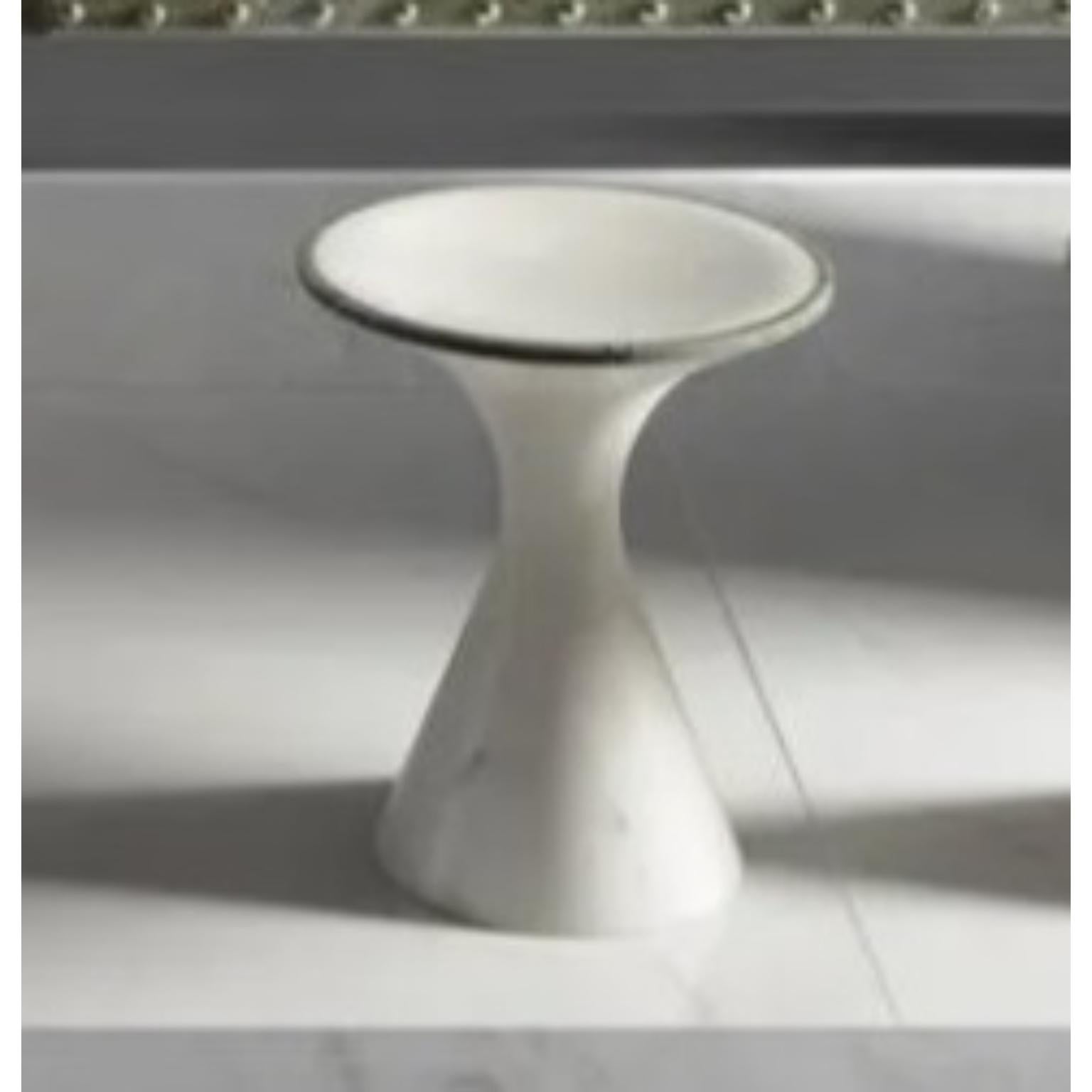 Marble Pedina Stool by Kreoo For Sale