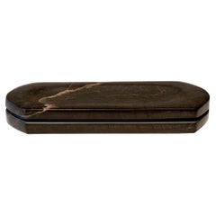 Soap Dish Sculptural Black Stone Handcrafted Pedra Negra F-2 by Ricard Casabayó