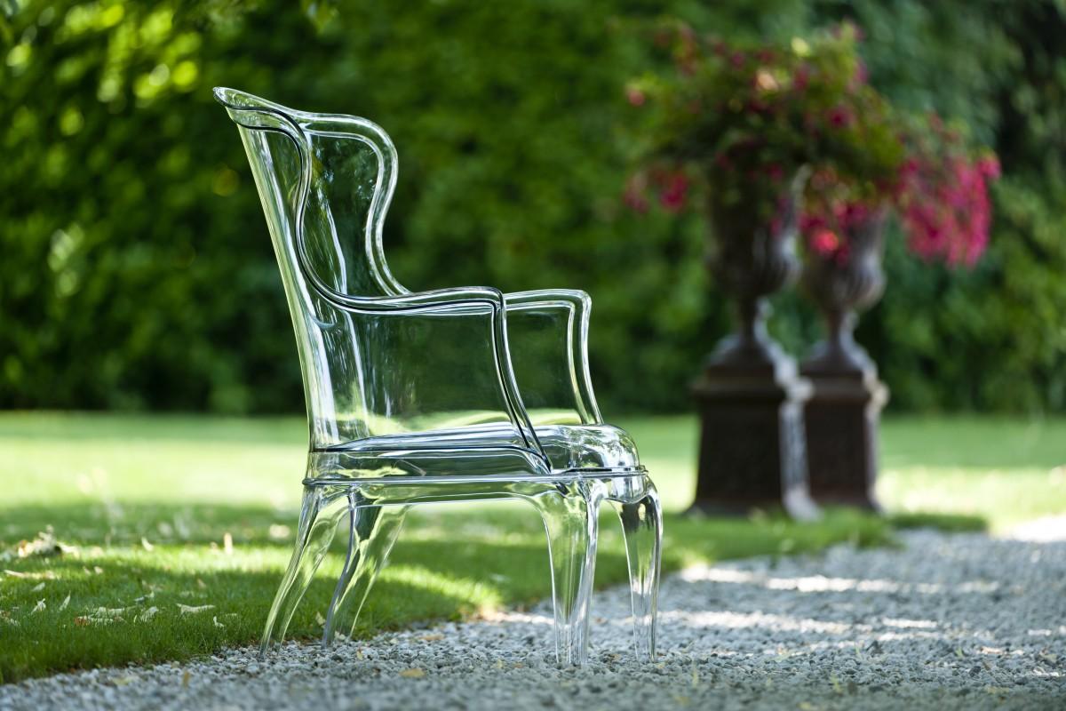 Pedrali Pasha 660 Fauteuil Indoor Outdoor Transparent Armchair Lounge, Italy.  For Sale 1