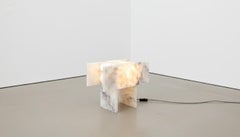 PEDRITA, Contemporary Stone Table Lamp, Made in Brazil