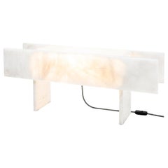 Pedrita Table Lamp, Brazilian Contemporary Design in Brazilian Quartz -Model L
