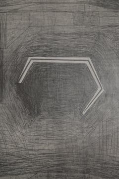 Pedro Calapez, Graffiti sur bois, 1988