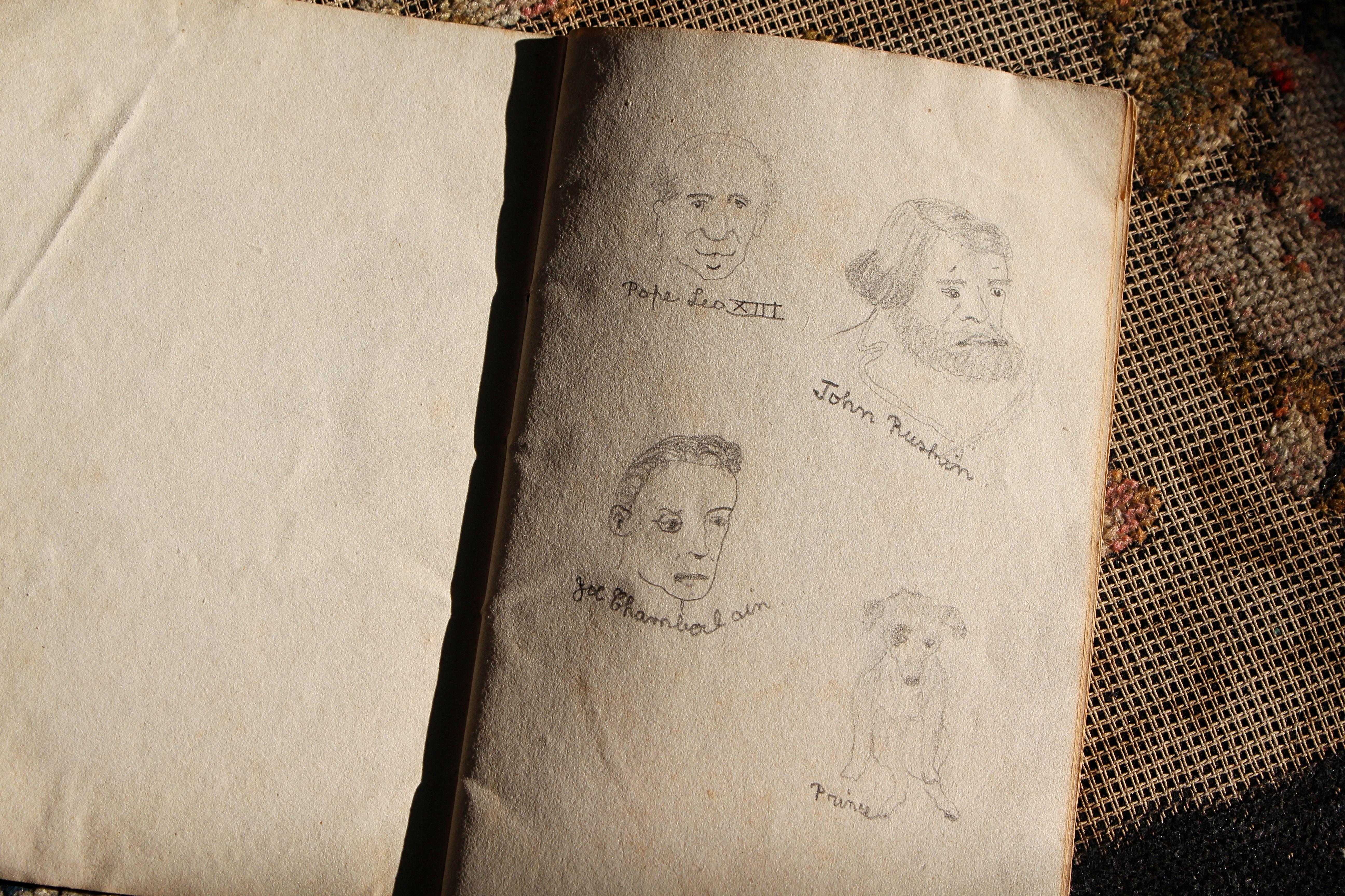 Livre d'histoires et de croquis illustré par Joseph Scoundrel Square, Pedro Cottage 1837 en vente 13