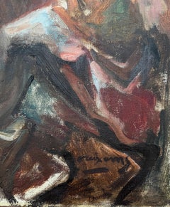 Family Scene with Guitarist oil on canvas painting picasso Paris school