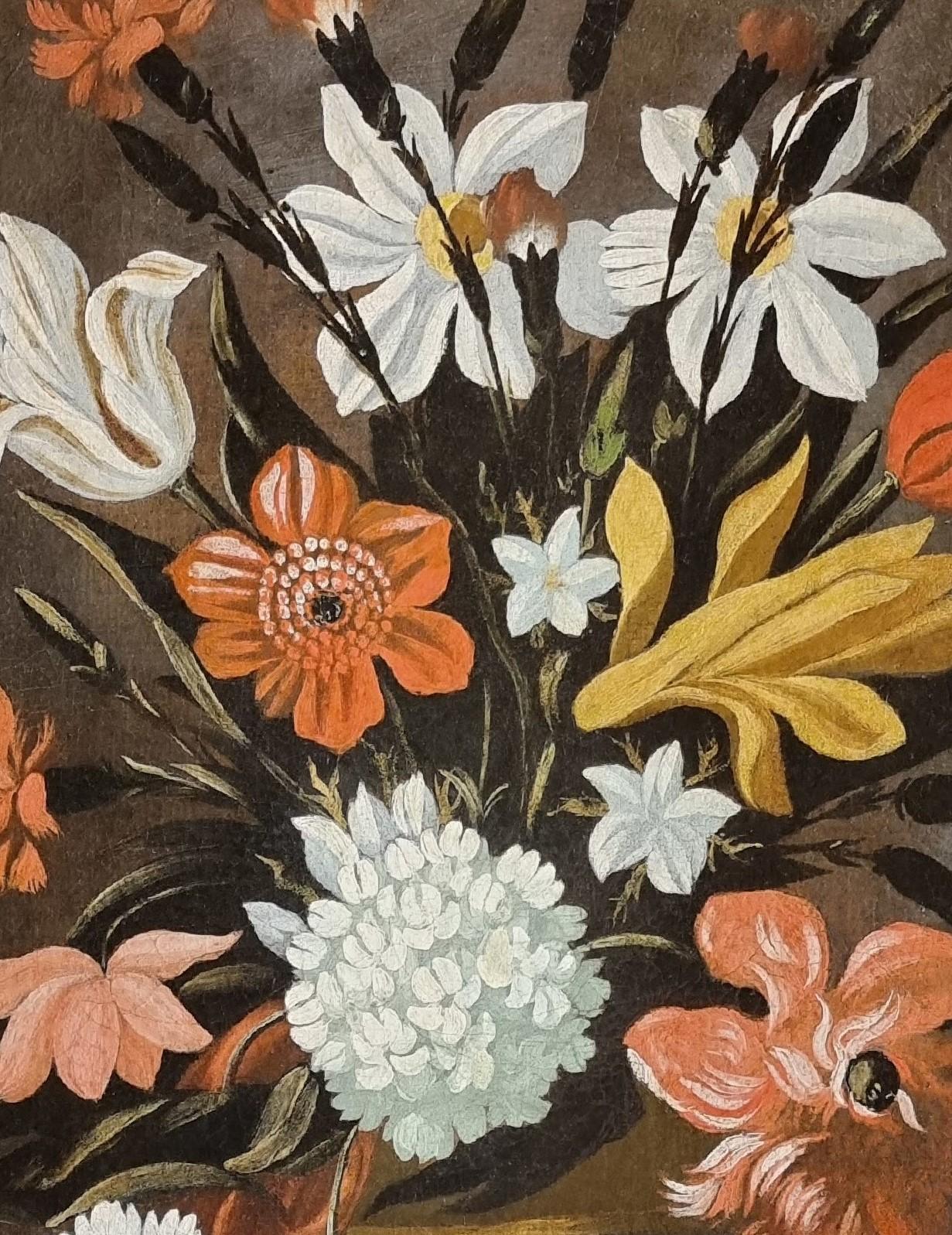 Primitivo jarrón español de flores, según Pedro de Camprobín en venta 3