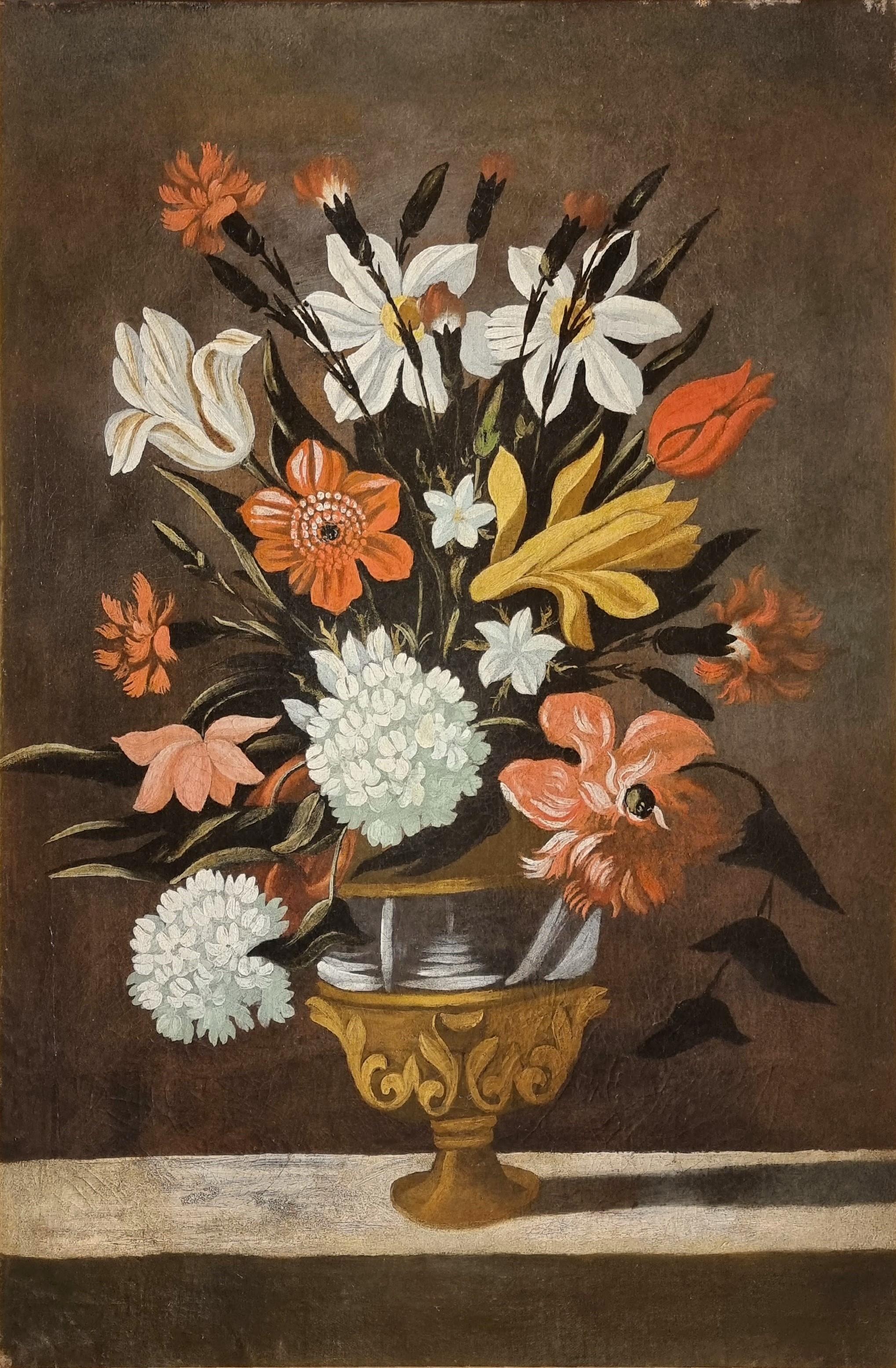 flower vase in spanish