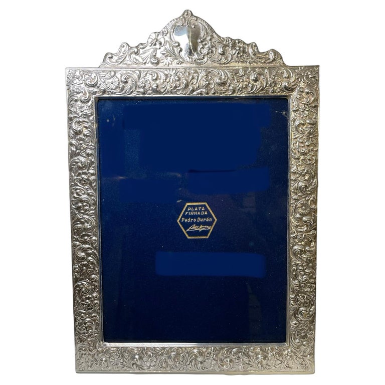 Pedro Duran Sterling 925 Large Rectangular Picture Frame at 1stDibs