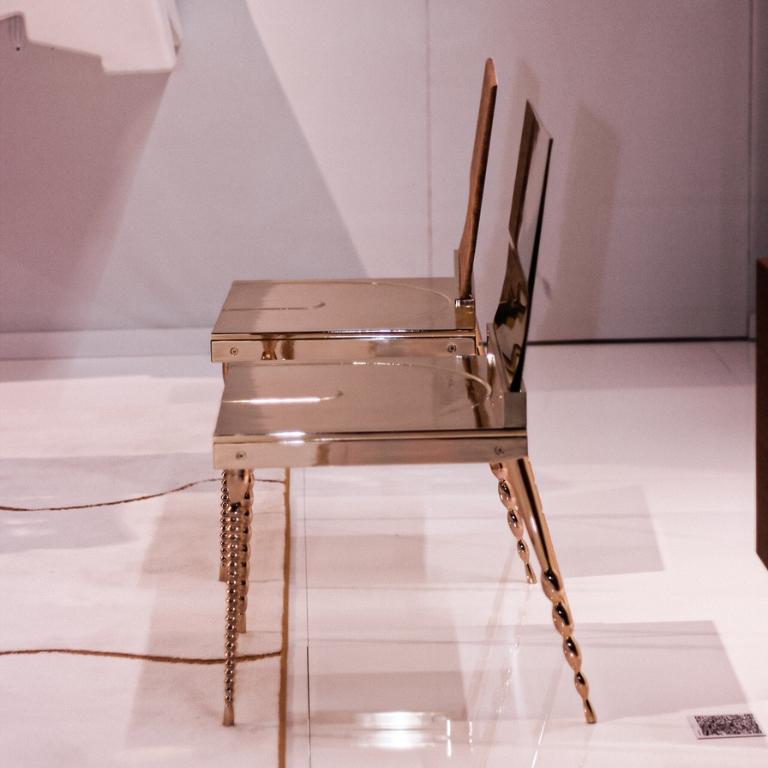 Brazilian Pedro Franco Barroca Chair, Kintsugi Collection, Brazil 2022 For Sale