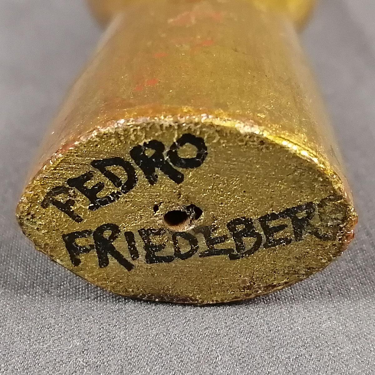 Pedro Friedeberg 1970's Blattgold und Holz Hand - Sonnenskulptur im Angebot 1