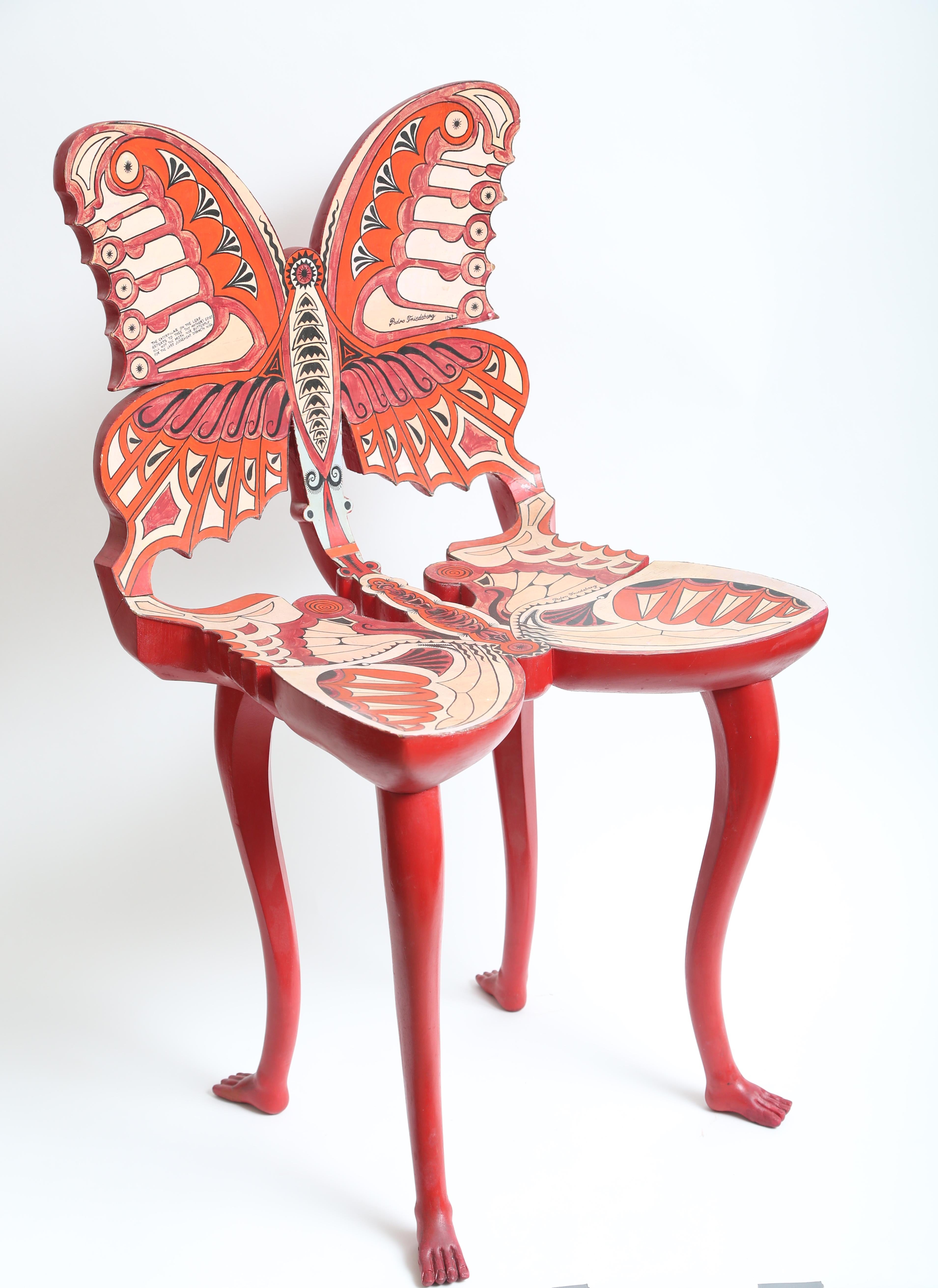butterfly shaped chair