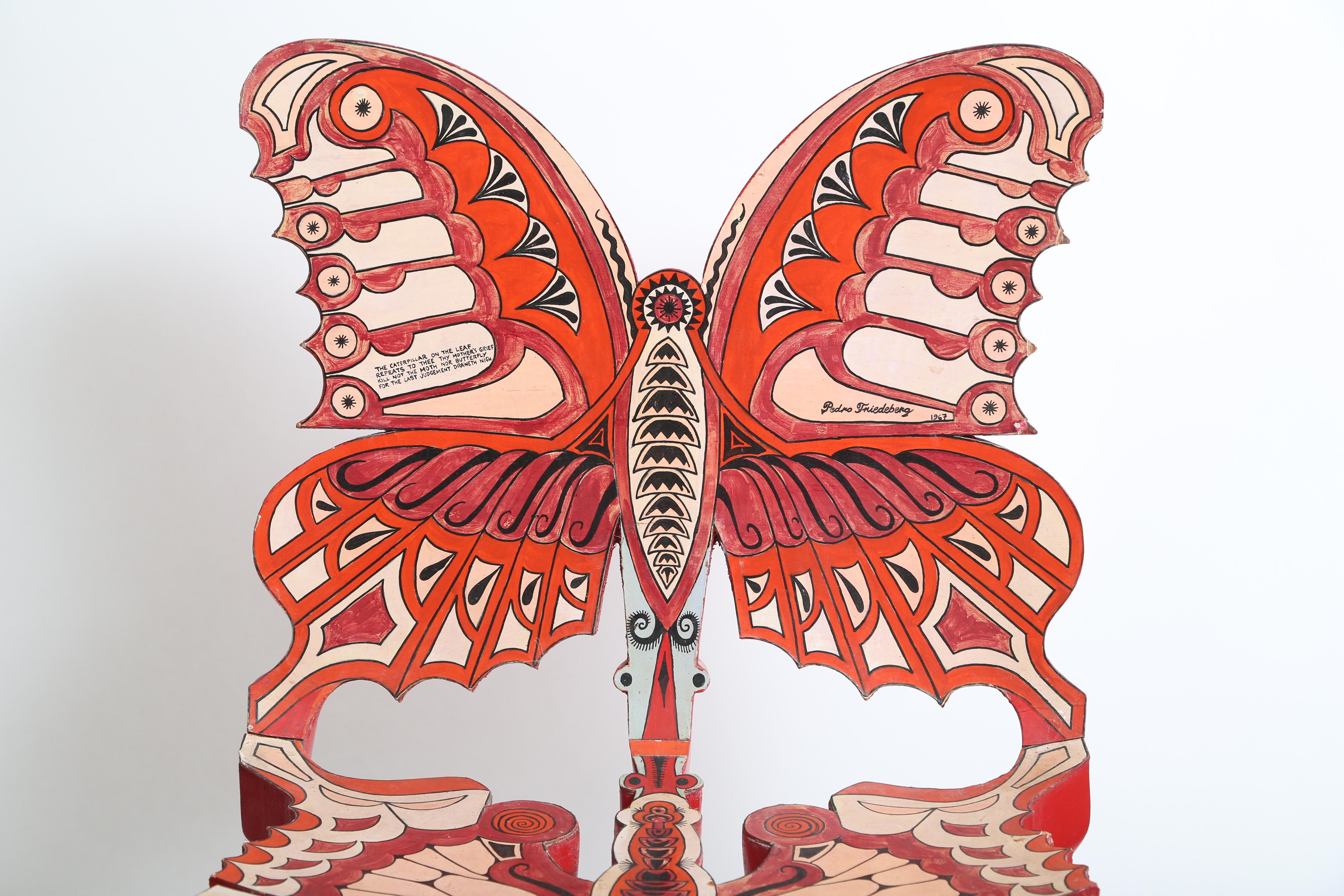 Wood Pedro Friedeberg Butterfly Chair