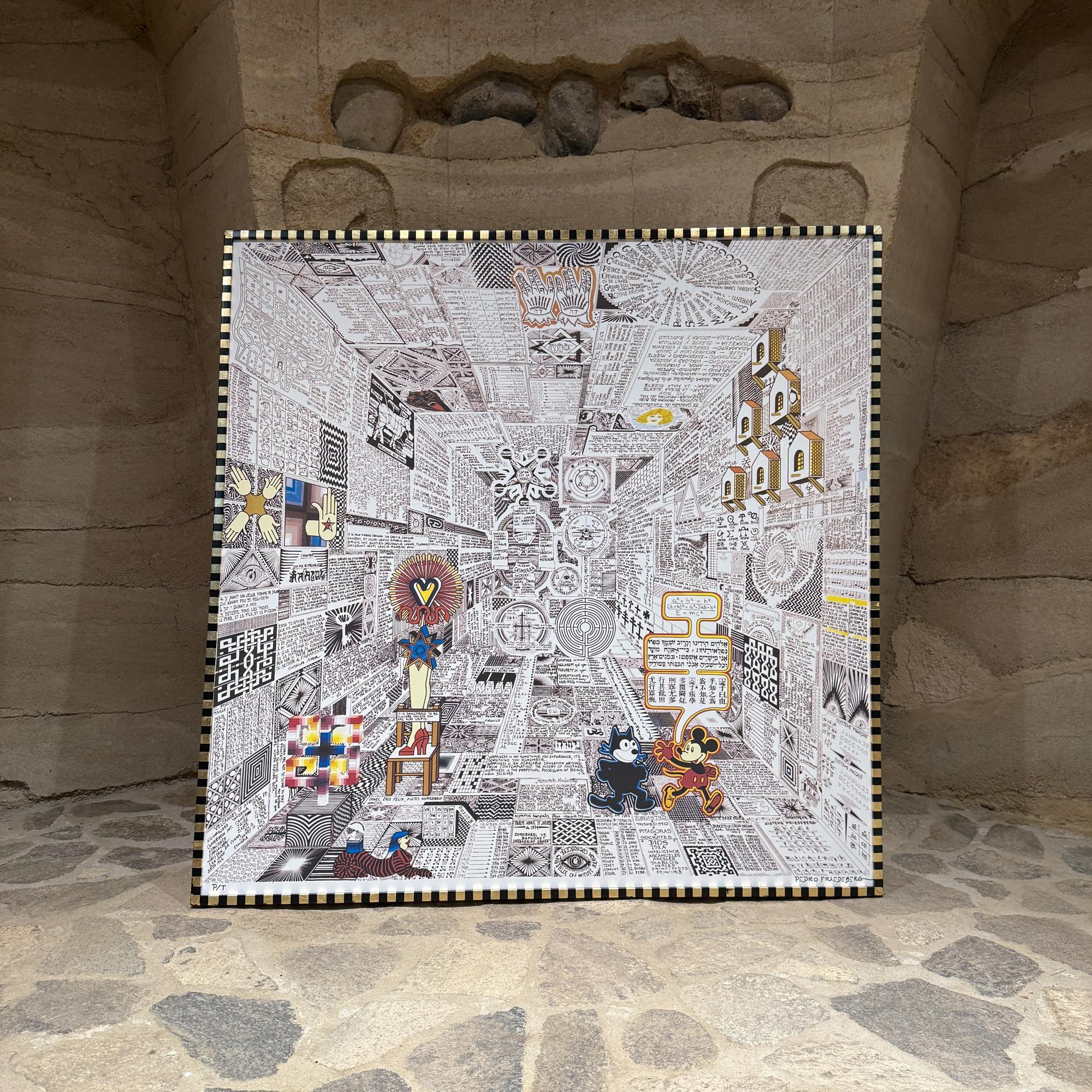 Ein wunderschönes Kunstwerk von Pedro Friedeberg, das Sie sich ansehen sollten. 