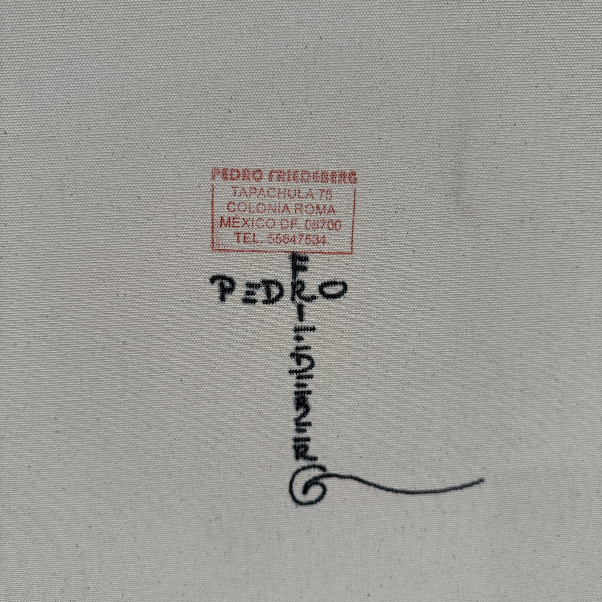 Pedro Friedeberg Codice Miguelito Glicee auf Leinwand PT Wandkunst im Angebot 13