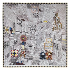 Pedro Friedeberg Codice Miguelito Glicee auf Leinwand PT Wandkunst