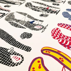 Pedro Friedeberg “El Vuelo De Mozart” Silkscreen Art Unframed