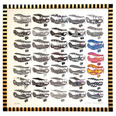 Pedro Friedeberg “El Vuelo De Mozart” Silkscreen Art Unframed