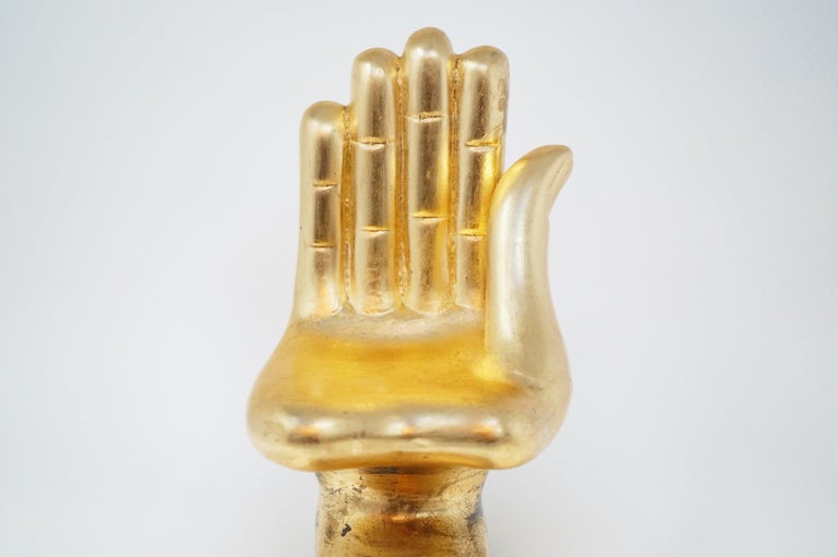 Pedro Friedeberg Gilded Hand Foot Sculpture 'Large', Signed and ...