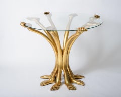 Pedro Friedeberg Gold Leaf Dining/Center Table