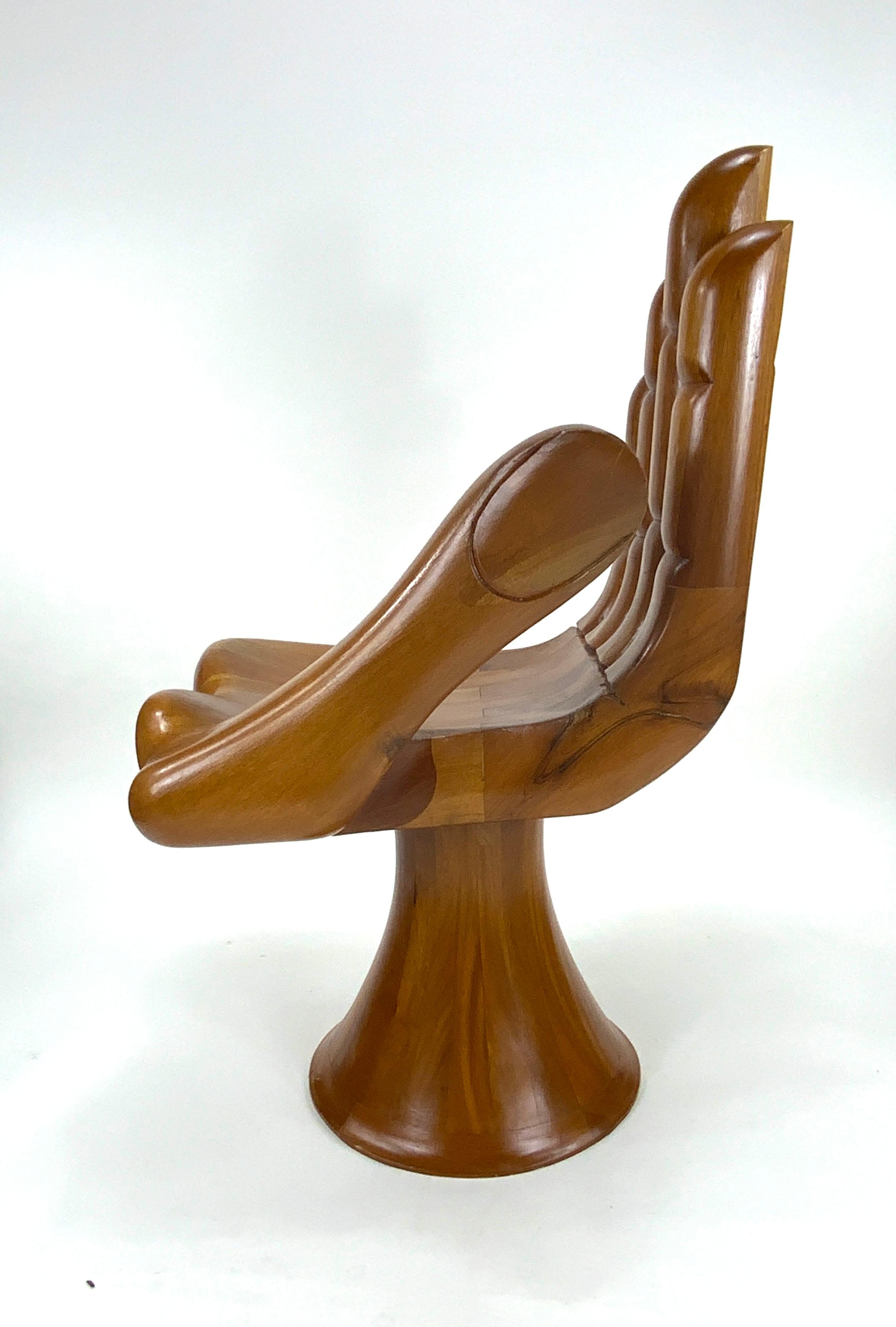 Mid-Century Modern Pedro Friedeberg “Hand Chair” For Sale