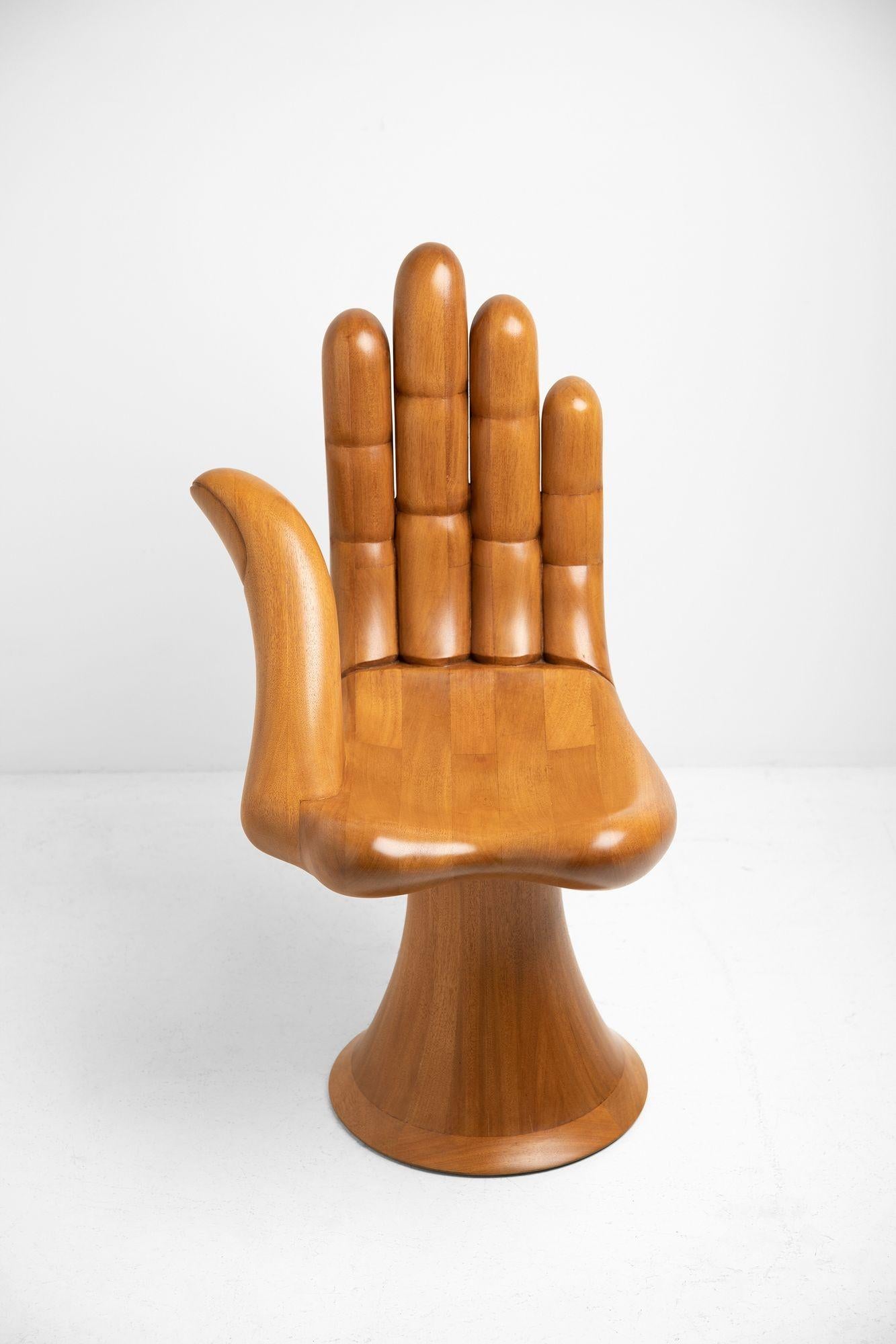 artist pedro friedeberg designed a chair shaped like what