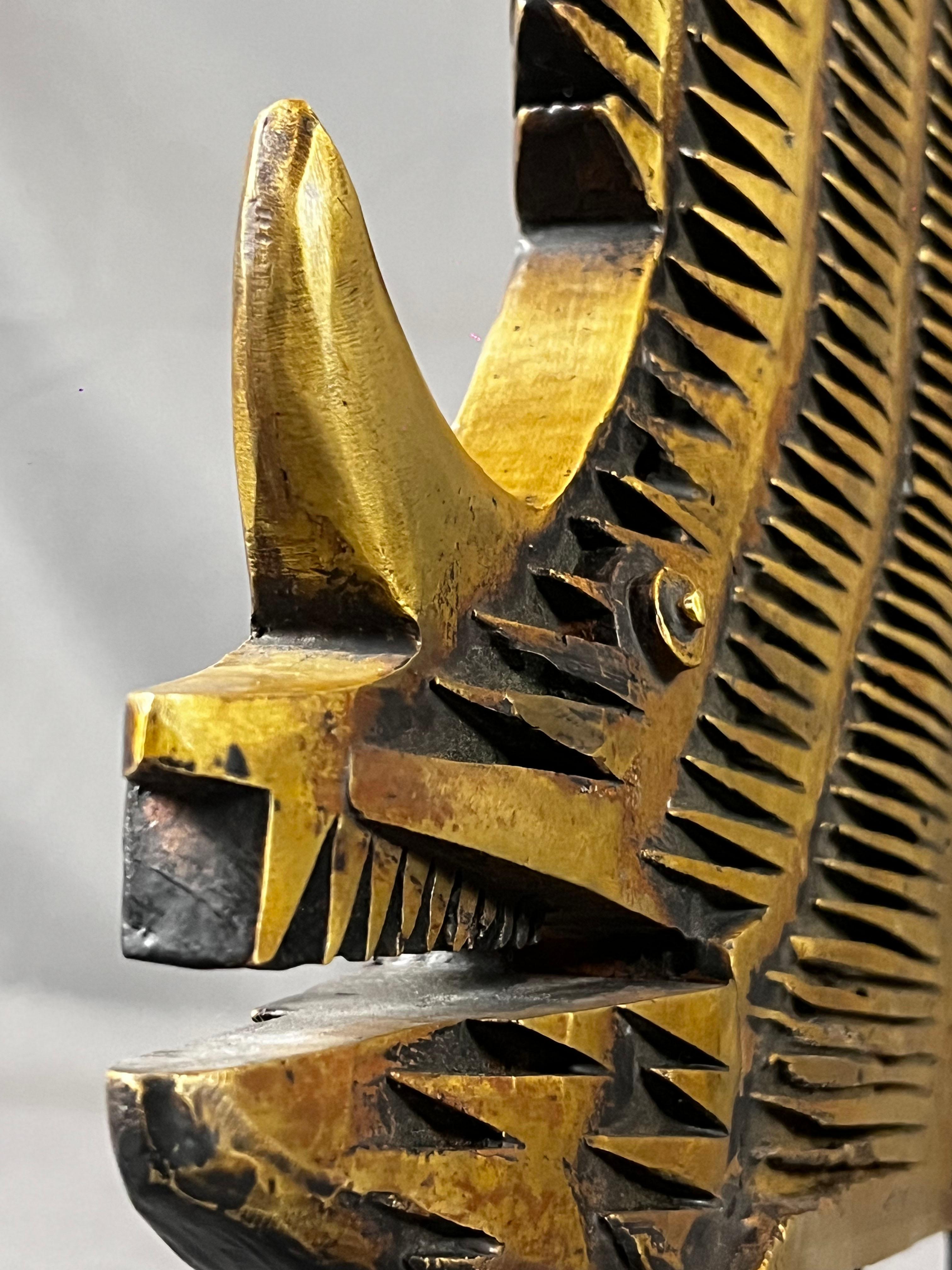 Pedro Friedeberg Escultura de Bronce Erizo en venta 4