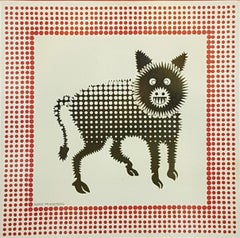 Pedro Friedeberg Hyena, Ink on Paper from The Jungle Series