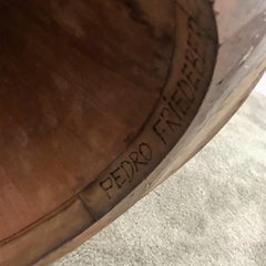 Pedro Friedeberg Mahagoni-Holz-Handstuhl Surrealistisch Mid-Century Modern