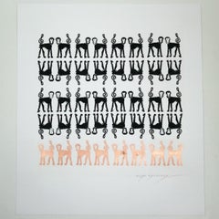 Pedro Friedeberg "Musical Monkeys by Day" Limited Edition Engraving