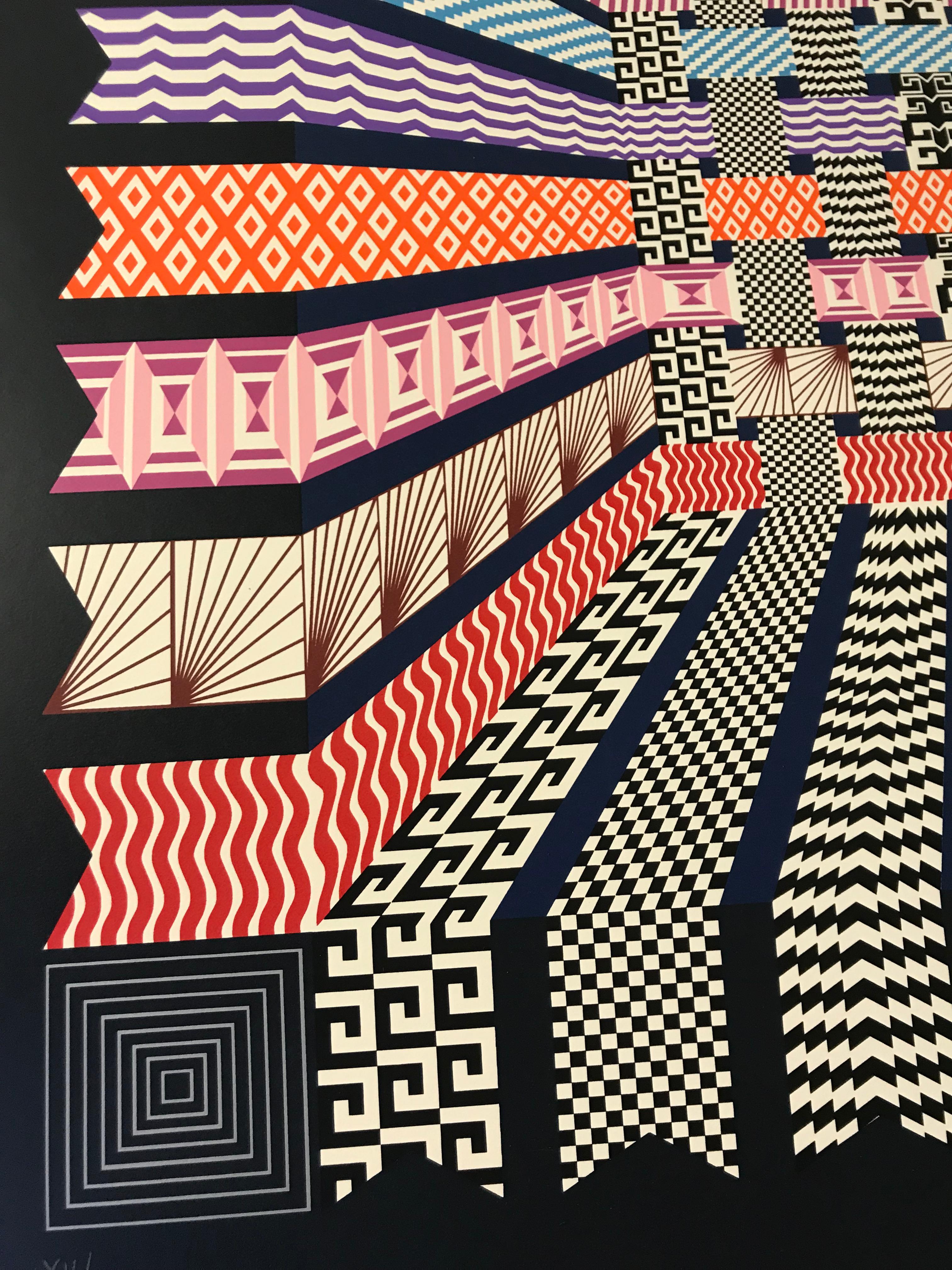 Canción de Cuna en Febrero - Print Astrattismo geometrico di Pedro Friedeberg