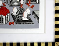 Ciudad de un Millon de Huevos y Veinticinco Duros, Signed Edition 15/50, Framed