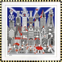 Ciudad de un Millon de Huevos y Veinticinco Duros, Signed Edition 15/50, Framed