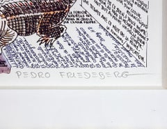 Codice Miguelito II, sérigraphie signée à la main, encadrement personnalisé, édition XVI/XXX