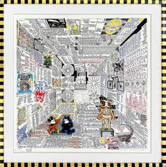 Codice Miguelito II, sérigraphie signée à la main, encadrement personnalisé, édition XVI/XXX